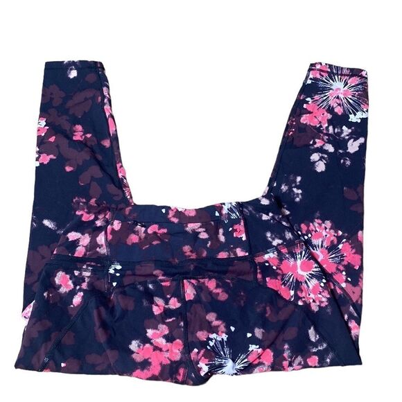 Sweaty Betty the power 7/8 leggings small black floral firework yoga gym - Picture 6 of 6